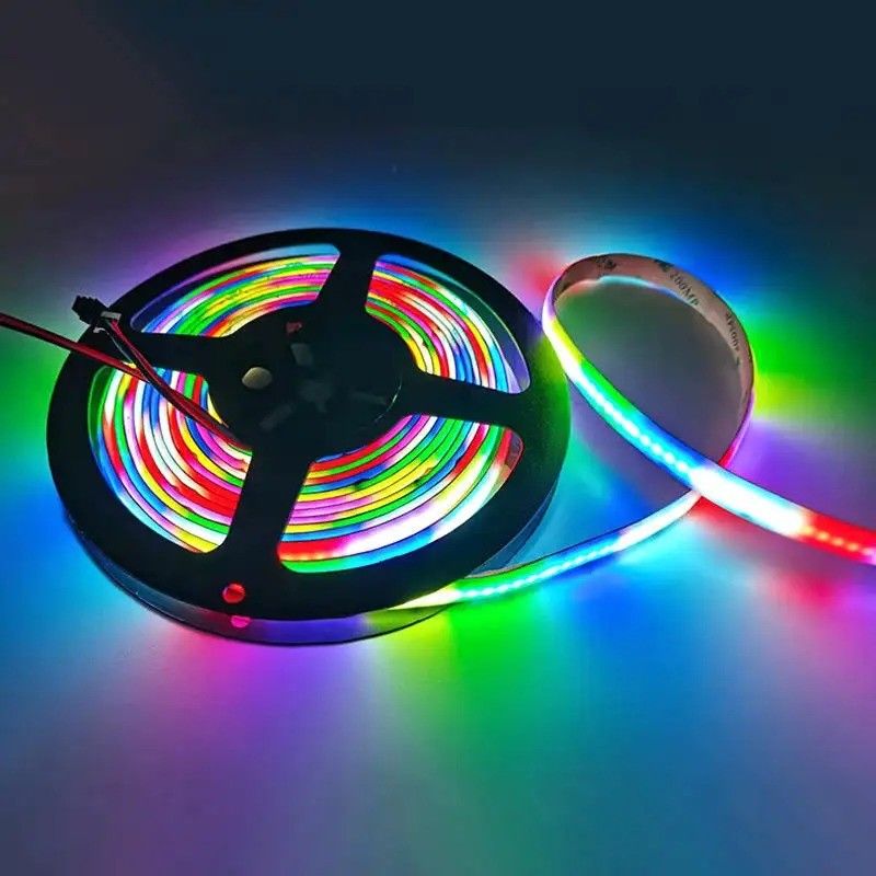 Lampada Flusso luminoso lm 1000 24V 576 led/metro RGB COB LED Soft Light Strip Diretto Buono