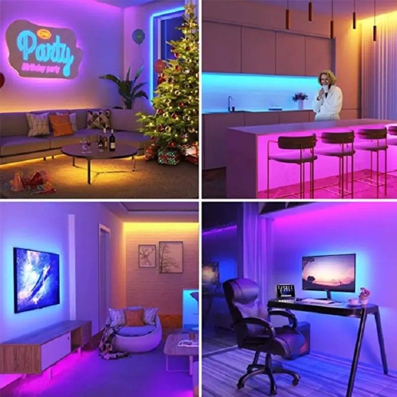 Lampada Flusso luminoso lm 1000 24V 576 led/metro RGB COB LED Soft Light Strip Diretto Buono