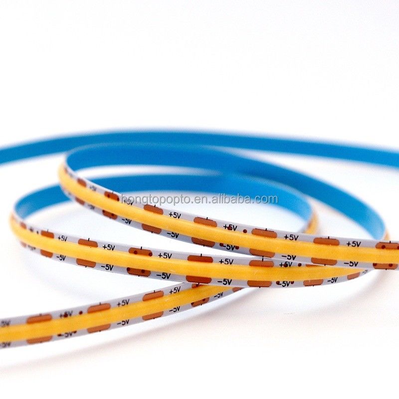 880lm Ra90 Flessibile COB LED Strip Light per alta densità 5V 300 LED/m Backlight cucina