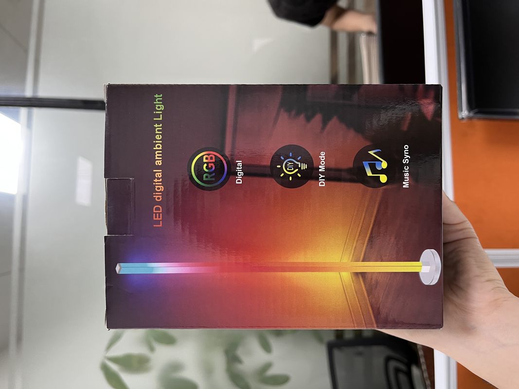 Lampada da pavimento RGB a led per angolo Home.hotel.lighting Funzione decorativa per il soggiorno moderno