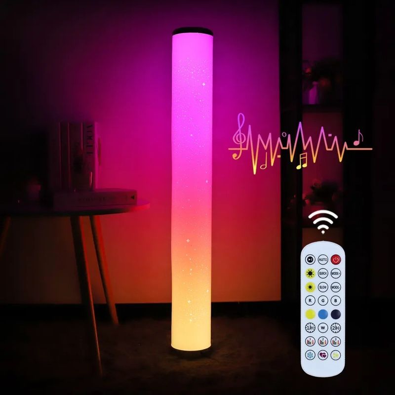 Illuminazione moderna camera da letto App Wifi e controllo remoto angolo luce del pavimento in piedi