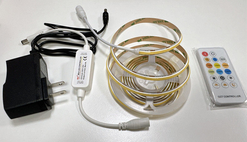 Kit di strisce a LED a tensione di ingresso DC12V/24V con luci COB dimmabili e driver intelligente