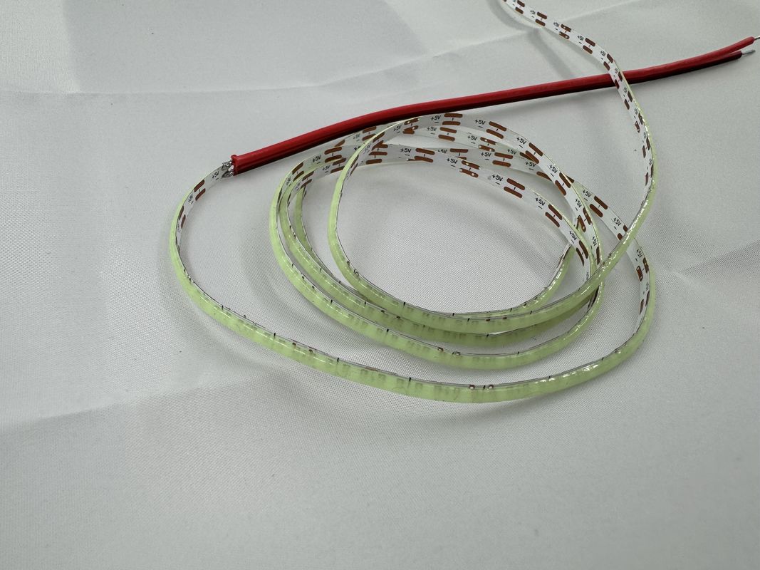Alta luminosità 12V 5V COB LED Strip con alta CRI e 2700k-6500k Temperatura del colore