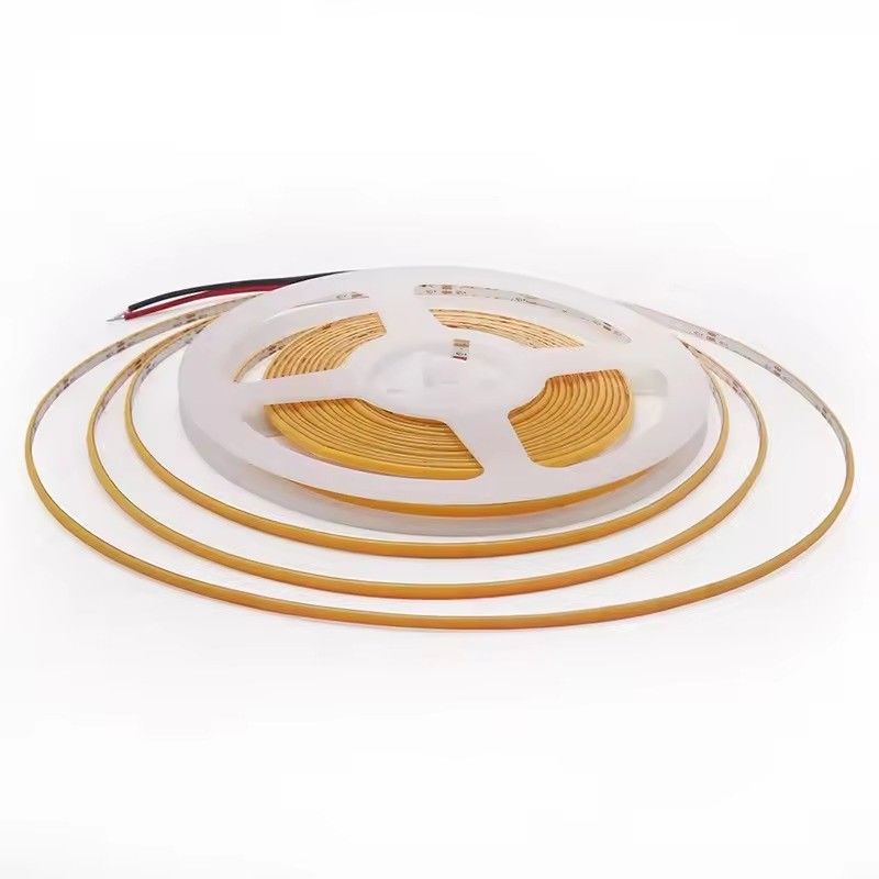 3mm impermeabile 2700k 6000k 12V 220v 5V Ultra Larghezza sottile 400leds COB LED Strip Light con 3