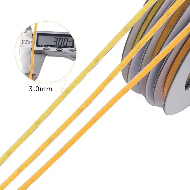 COB LED Strip 12V 1CM Taglio 3MM Larghezza ultra sottile 5MM 100lm CRI90 3 320LED Double PCB