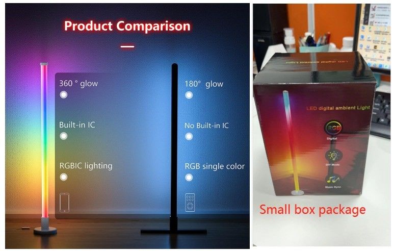 2023 Design Smart Home Lighting Corner Floor Lamp per l'illuminazione interna decorativa moderna