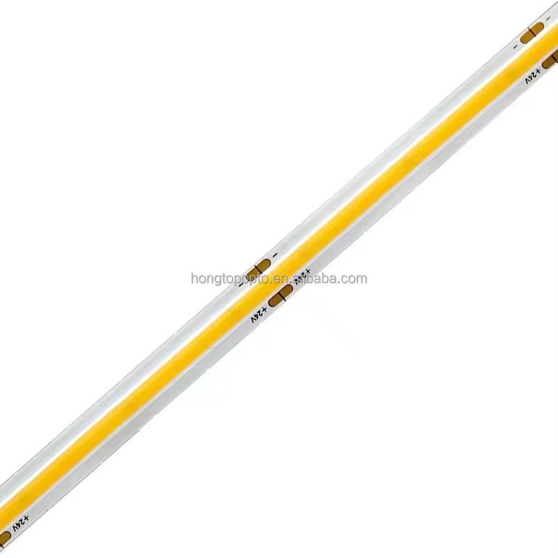 COB LED Strip DC24V CRI90 312LED/m IP33 IP40 IP44 con illuminazione completa stabile a 10m