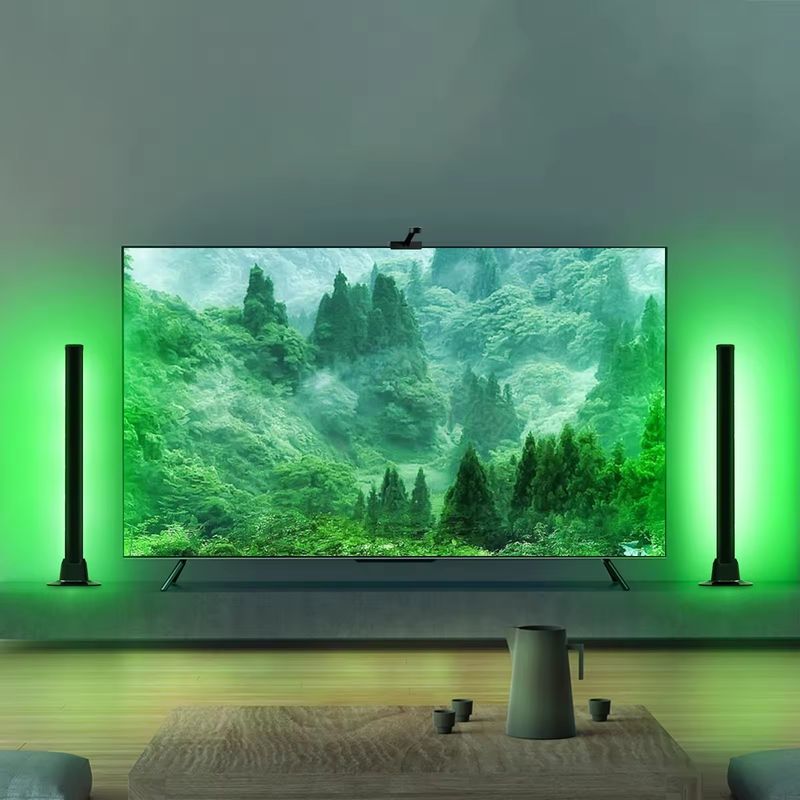 18LEDS cambio colore RGB RGBIC lampada da terra per la decorazione della camera da letto in 30cm e 50cm dimensioni