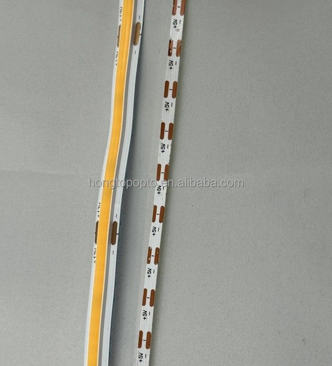 Lampada Efficienza luminosa 90lm/w 1000lm Super Narrow COB LED Strip Lights 3mm 400LEDs/m