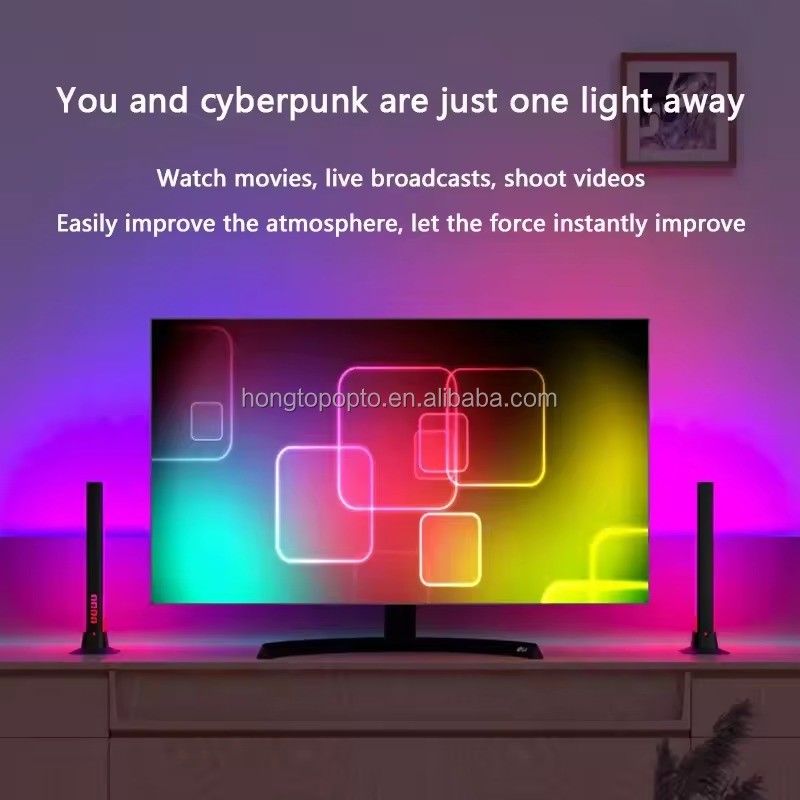 Home Decorative Lampada da terra a LED 45cm RGBIC Smart Lighting per la funzione decorativa dell'hotel