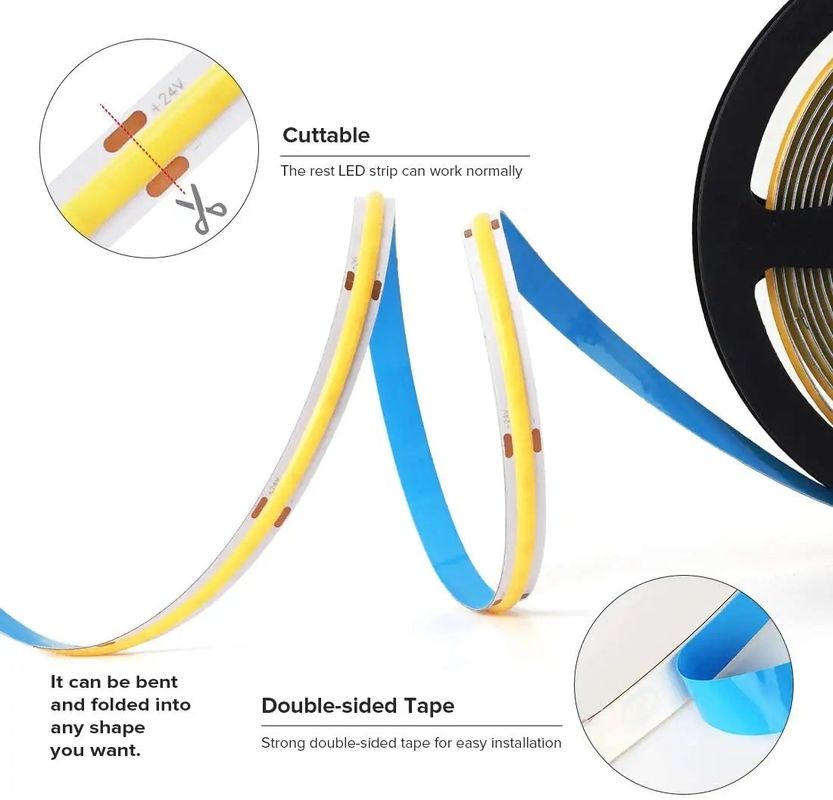 Luce a striscia a LED per abbigliamento Super luminosa 480 LED monocolore modalità di interruttore a controllo remoto