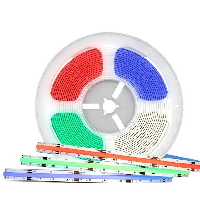 90 Ra CRI COB RGB LED Strip Light Non impermeabile 12V 24V per servizi di illuminazione