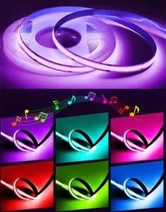 90 Ra CRI COB RGB LED Strip Light Non impermeabile 12V 24V per servizi di illuminazione