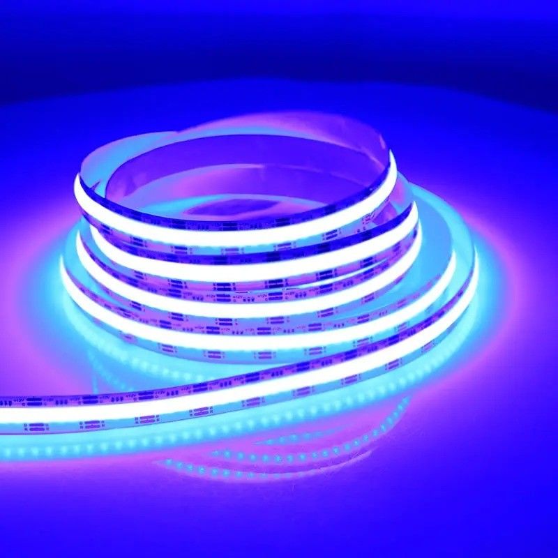 Fornitura flessibile digitale RGB COB LED Strip Light con 50000 ore di tempo di lavoro e 3-