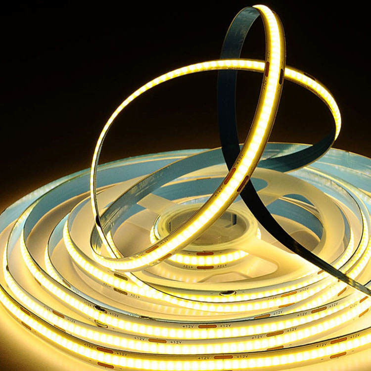 Illuminazione interna Striscia LED COB bianca calda larghezza 8 mm con materiale FPC LED RESISTOR