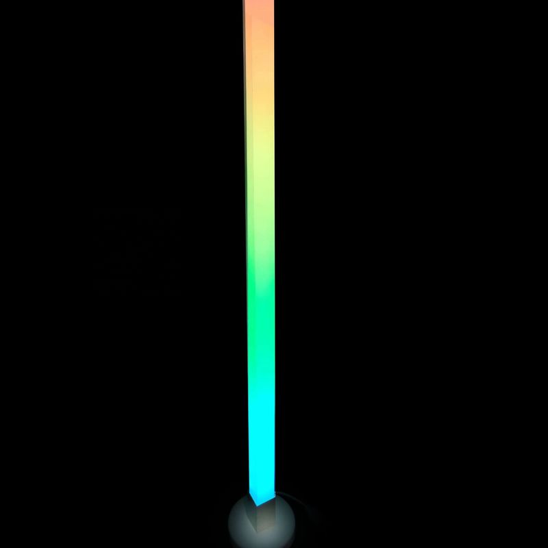 Controllo app fai da te Lampada da pavimento per angolo a LED Illuminazione multicolore per camera da letto bar Sala giochi