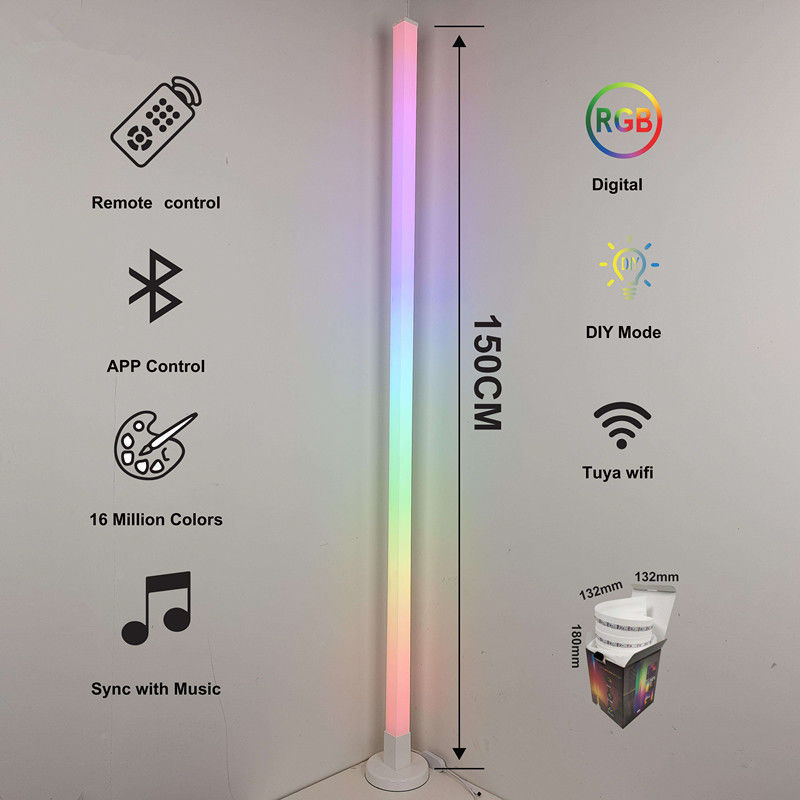 Controllo dell'app DIY 200lm RGB Natale Cambiamento di colore Ambient Floor Light per la decorazione domestica