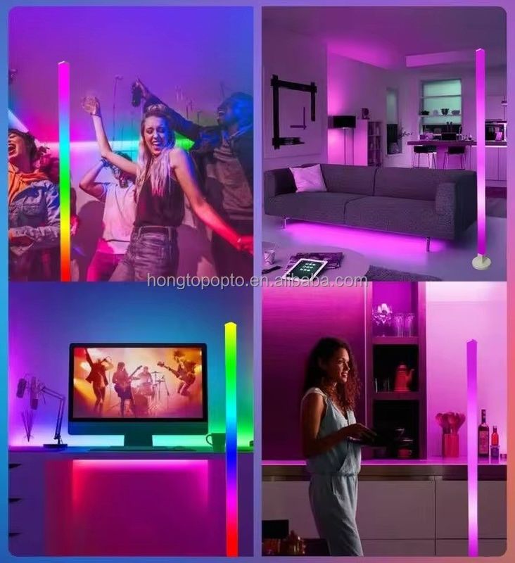 Lampada per pavimenti per angolo dell'hotel Atmosphere con controllo WiFi Bluetooth e tensione di ingresso 5V DC