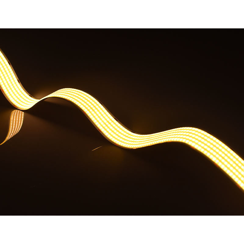 Ultra Wide Flexible DC24V 1600leds Cob Led Strip Lights 30mm Larghezza 5 file Super luminoso