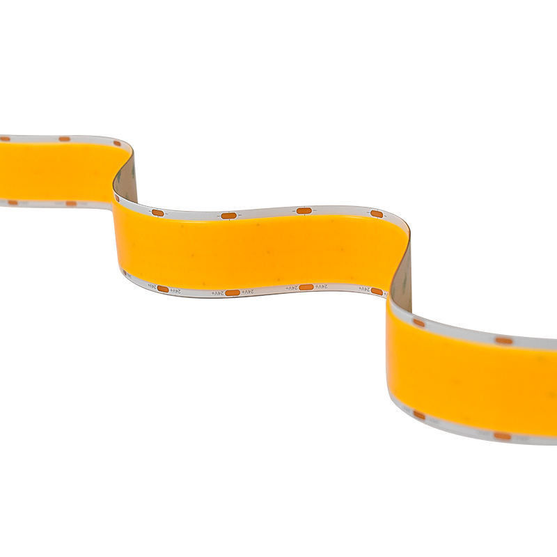 Ultra Wide Flexible DC24V 1600leds Cob Led Strip Lights 30mm Larghezza 5 file Super luminoso