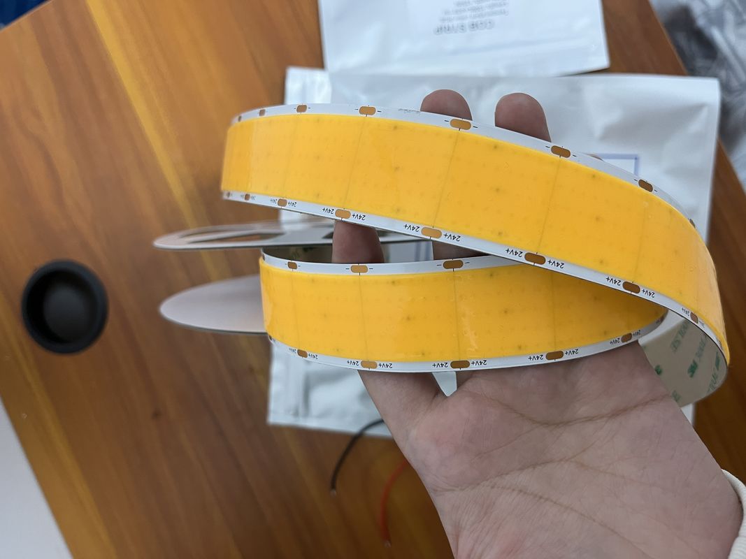 1600 LED 24V 2700K 3000K 4000K 6000K Single Color Cuttable Cob Led Strip 30mm Larghezza