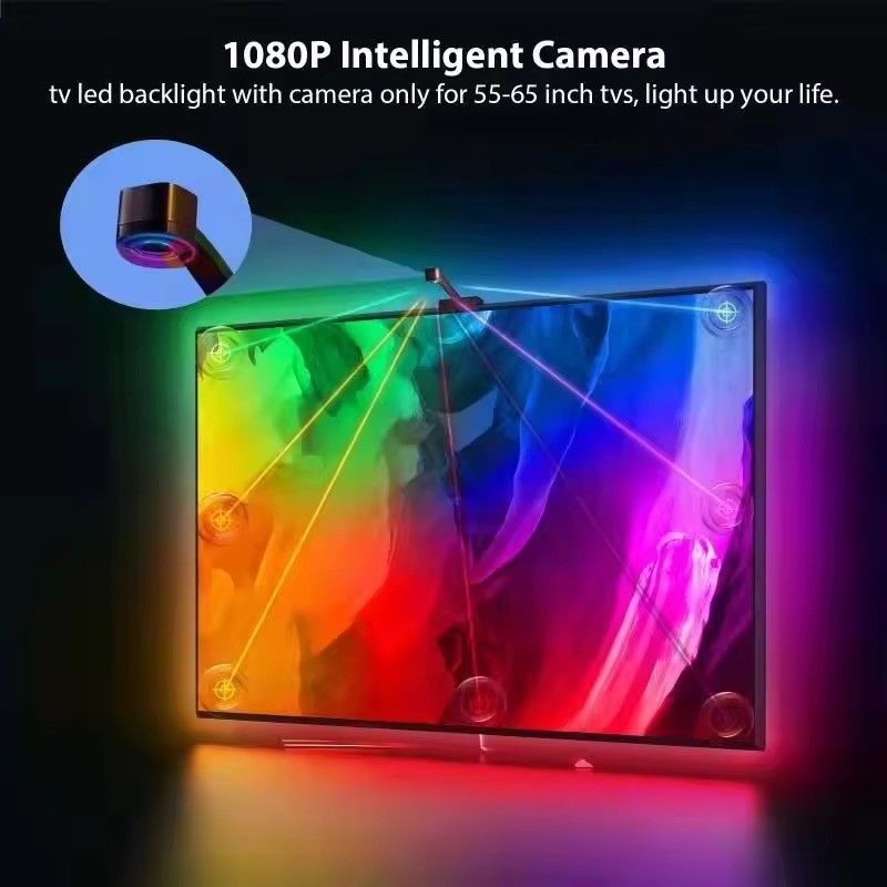 Tecnologia di connettività a corrente continua Wifi Immersion TV retroilluminazione a LED da 65 a 75 pollici Assistente