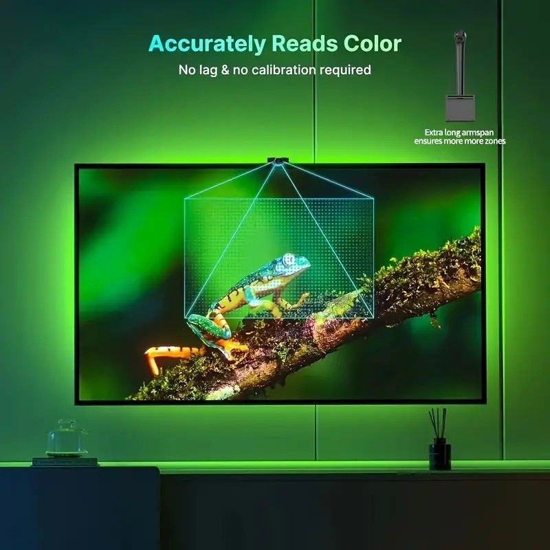 Tipo di LED Smd5050 Led Chip Atmosphere 16,4ft LED Strip Sincronizzazione su schermo Musica per Google TV