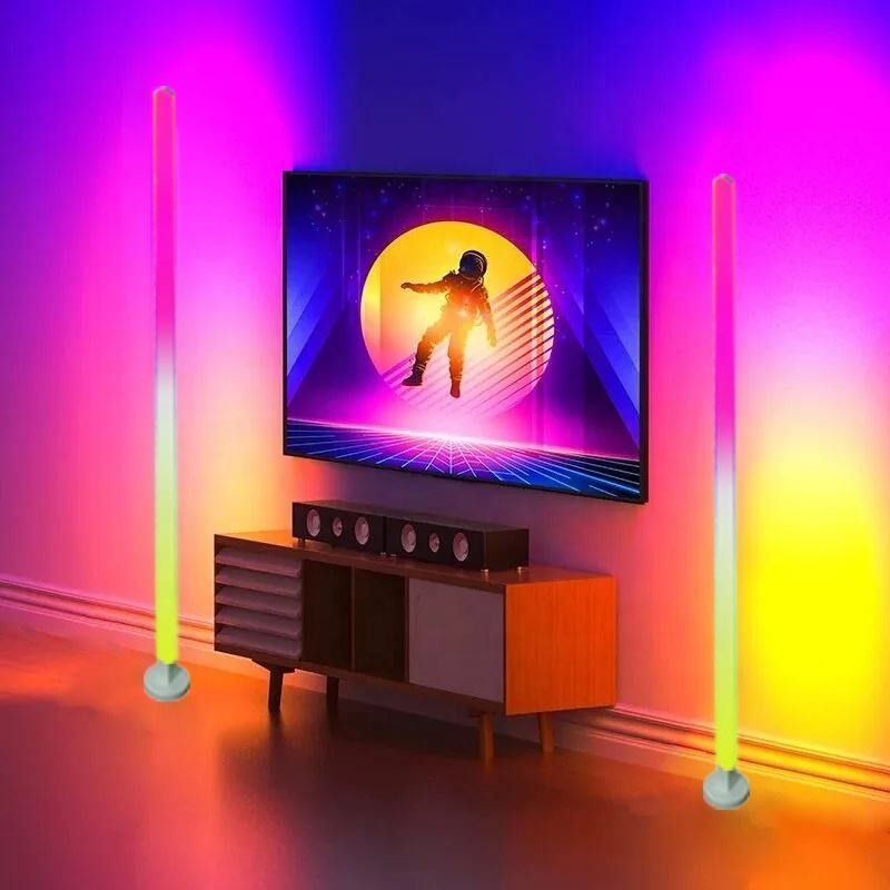18 PC/Ctn DC5V Luce da terra decorativa per interni con funzione musicale e controllore IR