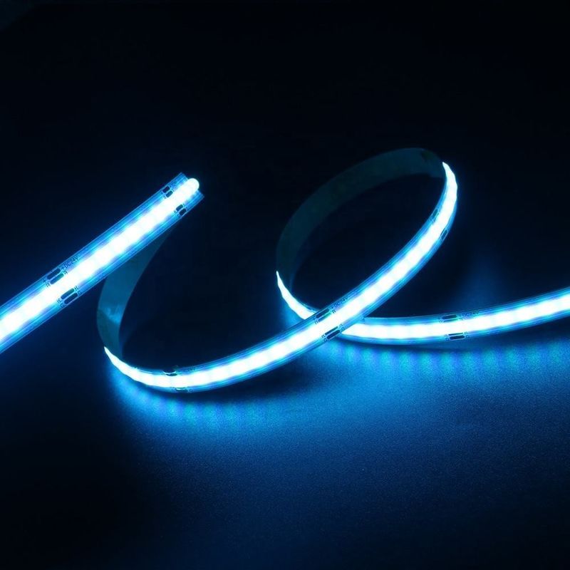 756led RGB 10mm Wide COB LED Strip Light Direct Support Dimmer e ampio range di tensione