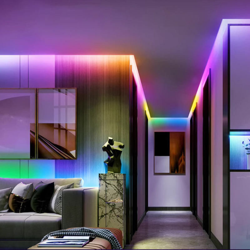 10 mm Larghezza PCB Flessibile RGB COB LED Strip Light Light Source LED Spot Free IP20 DC 12V