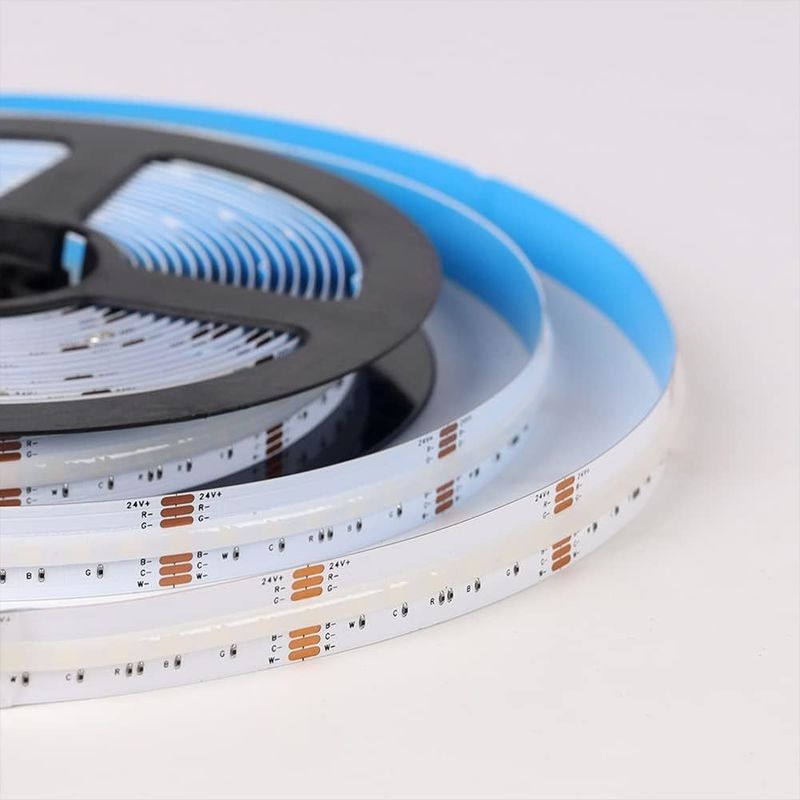 0.15kg 840 led 12 mm di larghezza RGBCCT DC24V COB luce a strisce a LED per scopi decorativi 3