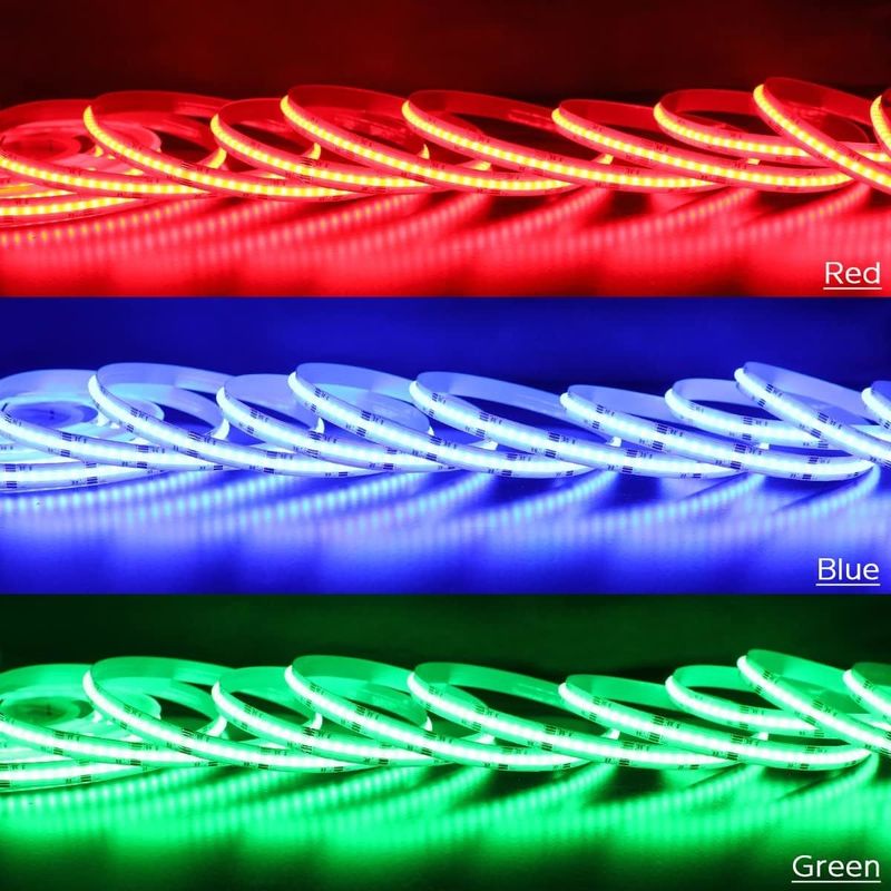 24V RGBCCT luci a strisce a LED COB 840LED per l'illuminazione interna decorativa paesaggistica