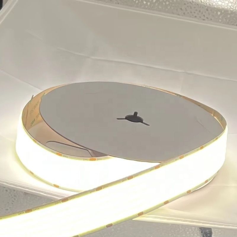 2700K/3000K/4000K/6000K Ultra Wide COB LED Strip 24v 30mm Flexible Strip Light con 3