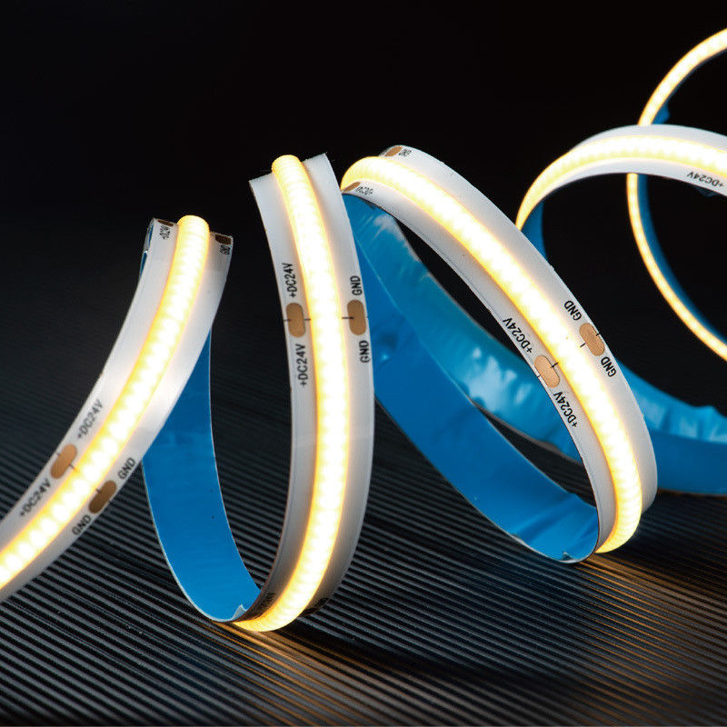 Ip20 480LED/m COB LED Strip Light con corrente costante Servizio di soluzioni di illuminazione Illuminazione e progettazione dei circuiti