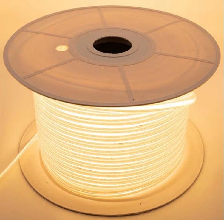Alta tensione flessibile COB LED Strip Light IP65 impermeabile 50M 100M per bobina con durata di vita di 30000 ore e 80 CRI