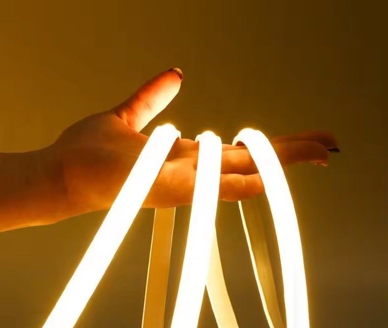 Alta tensione all'aperto Flessibile COB LED Strip Light 288leds Fonte di luce LED 220V 110V 800lm