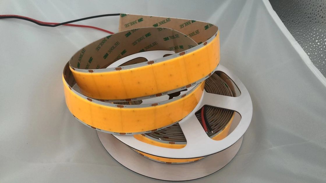 Super luminoso COB LED Strip 30mm Larghezza 1600Leds Per Meter CRI 90 Luce personalizzata